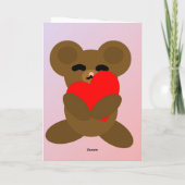 Wissen Sie, Sie haben einen Freund Dankeskarte (Rückseite)