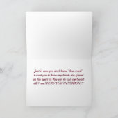 **WISSEN SIE, WIE VIEL ICH LIEBE SIE** MISST U AUC KARTE (Innenseite)