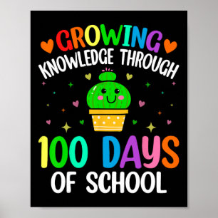 Wissen über 100 Tage Schulzeit Poster