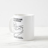 Wissen über die Ehe Funny Mug Kaffeetasse (Vorderseite Links)