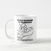 Wissen über die Ehe Funny Mug Kaffeetasse (Links)