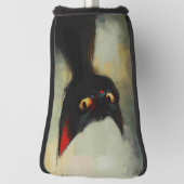 Wissende Schwarze Ninja-Katze Golf Headcover (Rotieren 90)