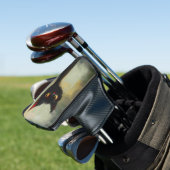 Wissende Schwarze Ninja-Katze Golf Headcover (In Situ)