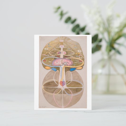 Wissensbaum Nr. 1 | Hilma af Klint | Postkarte (Stehend Vorderseite)