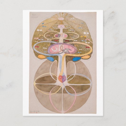 Wissensbaum Nr. 1 | Hilma af Klint | Postkarte (Vorderseite)
