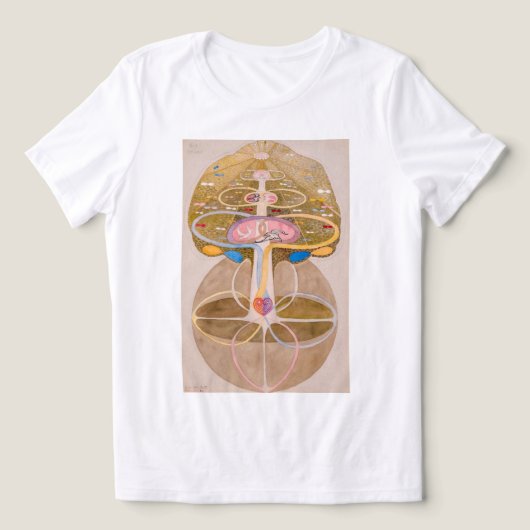 Wissensbaum Nr. 1 | Hilma af Klint | Tri-Blend Shirt (Design Vorderseite)