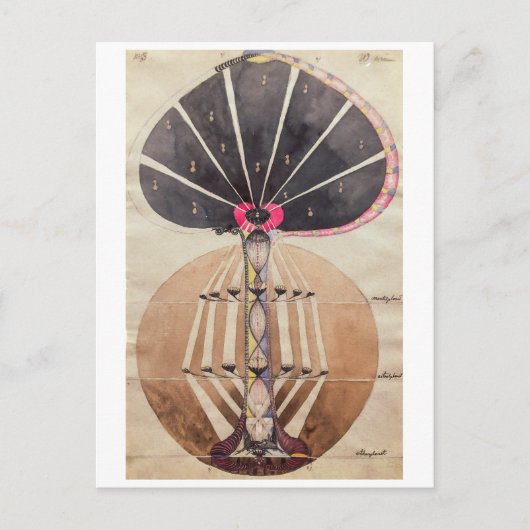 Wissensbaum Nr. 3 | Hilma af Klint | Postkarte (Vorderseite)