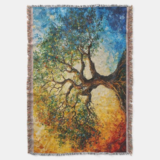 Wissensbaum - Ölgemälde Decke (Vorderseite Vertikal)