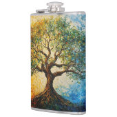 Wissensbaum - Ölgemälde Flachmann (Links)