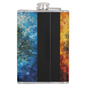 Wissensbaum - Ölgemälde Flachmann (Rückseite)