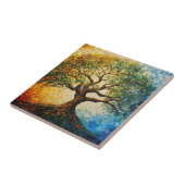 Wissensbaum - Ölgemälde Fliese (Seite)