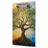 Wissensbaum - Ölgemälde Klemmbrett (Links)