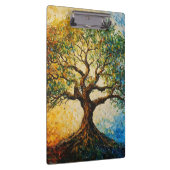 Wissensbaum - Ölgemälde Klemmbrett (Rechts)