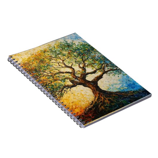 Wissensbaum - Ölgemälde Notizblock (Rechte Seite)