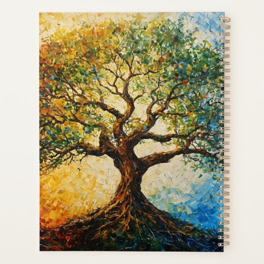 Wissensbaum - Ölgemälde Planer (Rückseite)