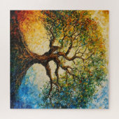 Wissensbaum - Ölgemälde Puzzle (Horizontal)