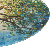 Wissensbaum - Ölgemälde Schneidebrett (Ecke)