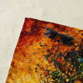 Wissensbaum - Ölgemälde Strandtuch (Beispiel)