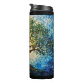 Wissensbaum - Ölgemälde Thermosbecher (Nach rechts gedreht)