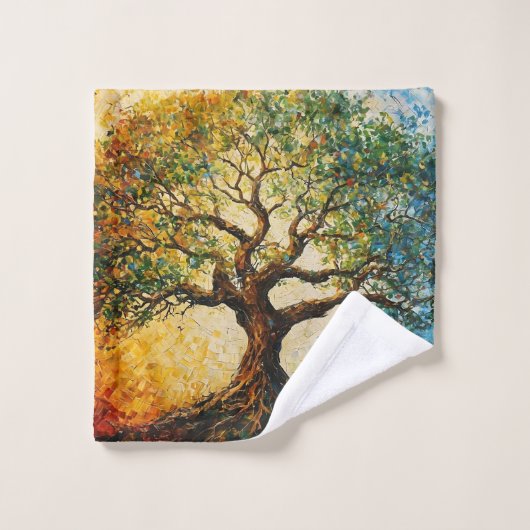 Wissensbaum - Ölgemälde Waschlappen (Waschlappen)