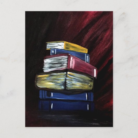 Wissensbücher Postkarte (Vorderseite)