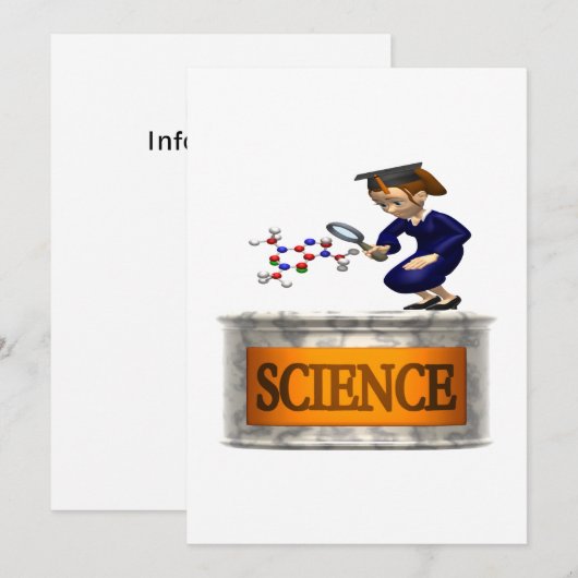 Wissenschaft 2 einladung (Vorne/Hinten)