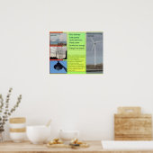 Wissenschaft, alternative Energiequellen Poster (Küche)