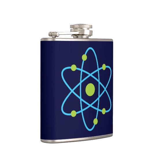 Wissenschaft Atom Flachmann (Rechts)