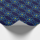 Wissenschaft Atom Geschenkpapier (Ecke)