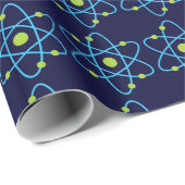Wissenschaft Atom Geschenkpapier (Rolleneckpunkt)
