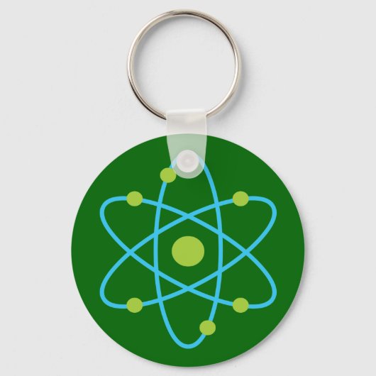 Wissenschaft Atom Schlüsselanhänger (Vorderseite)