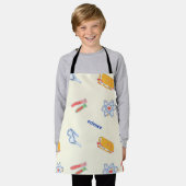 Wissenschaft auf Creme Schürze (Getragen)