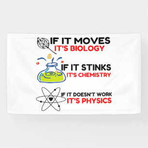 Wissenschaft BIOLOGIE CHEMIE PHYSIK Banner