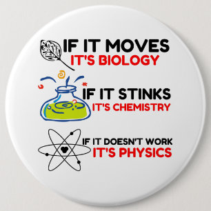 Wissenschaft BIOLOGIE CHEMIE PHYSIK Button