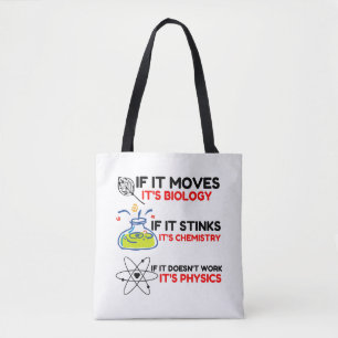 Wissenschaft BIOLOGIE CHEMIE PHYSIK Tasche