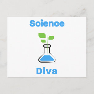 Wissenschaft ( Biologie ) Diva Postkarte