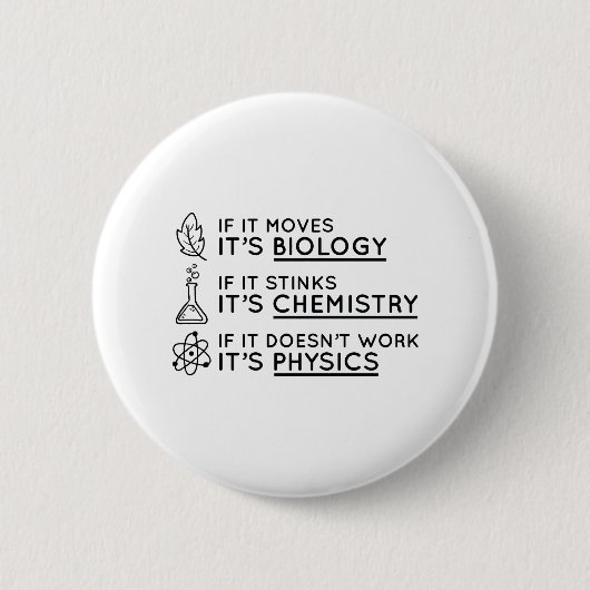 Wissenschaft Button (Vorderseite)