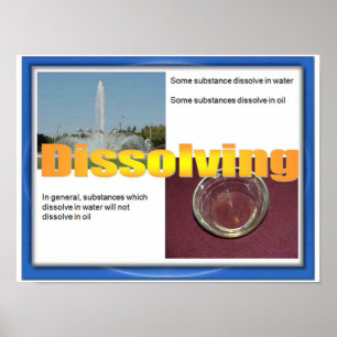 Wissenschaft, Chemie, Lösung Poster