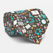 Wissenschaft/Chemie-Muster Krawatte (Gerollt)
