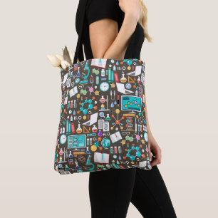 Wissenschaft / Chemie-Muster Tasche