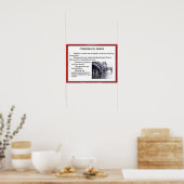 Wissenschaft, Chemie, Partikel in Feststoffen Poster (Küche)