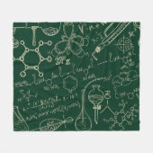 Wissenschaft, Chemie, Vintage Labormuster Fleecedecke (Vorderseite (Horizontal))