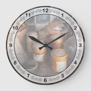 Wissenschaft - Chemiker - Bereit zu experimentiere Große Wanduhr