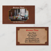 Wissenschaft - Chemiker - Chemie-Ausrüstung Visitenkarte (Vorne/Hinten)