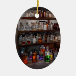 Wissenschaft - Chemiker - Das Geheimnis des Lebens Keramik Ornament