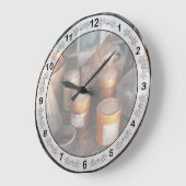 Wissenschaft - Chemist - Versuchsreif Große Wanduhr (Winkel)