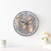 Wissenschaft - Chemist - Versuchsreif Große Wanduhr (Zuhause)