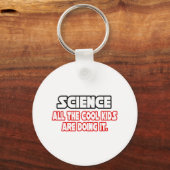 Wissenschaft... Coole Kinder Schlüsselanhänger (Vorderseite)