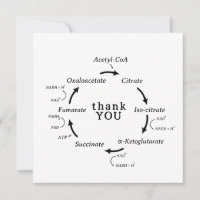 Wissenschaft danke Ihnen Lehrer Krebs Zyklusbiolog