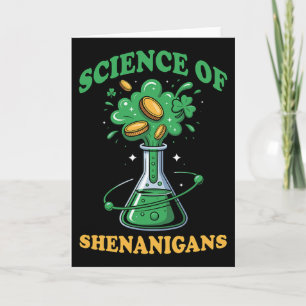 Wissenschaft der Schabernack Chemie-Lehrer St. Pat Karte